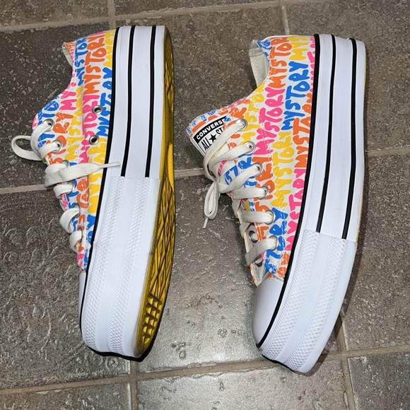Converse Chuck Taylor My Story Sneakers Low Platform Women's Shoes sz 8.5 - Picture 2 of 6